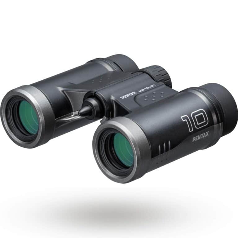 Pentax Prismáticos UD Negro: Visión Clara y Liviana para Aventuras Inolvidables