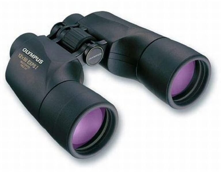 Descubre Los Detalles Con Olympus EXPS I Prismático Negro Potente y Claridad Inigualable